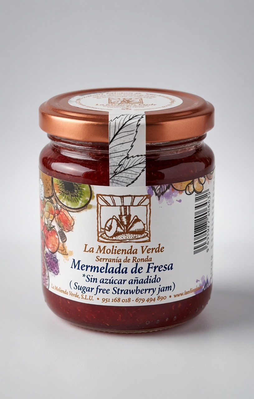 Mermelada de Fresa sin azúcar añadido